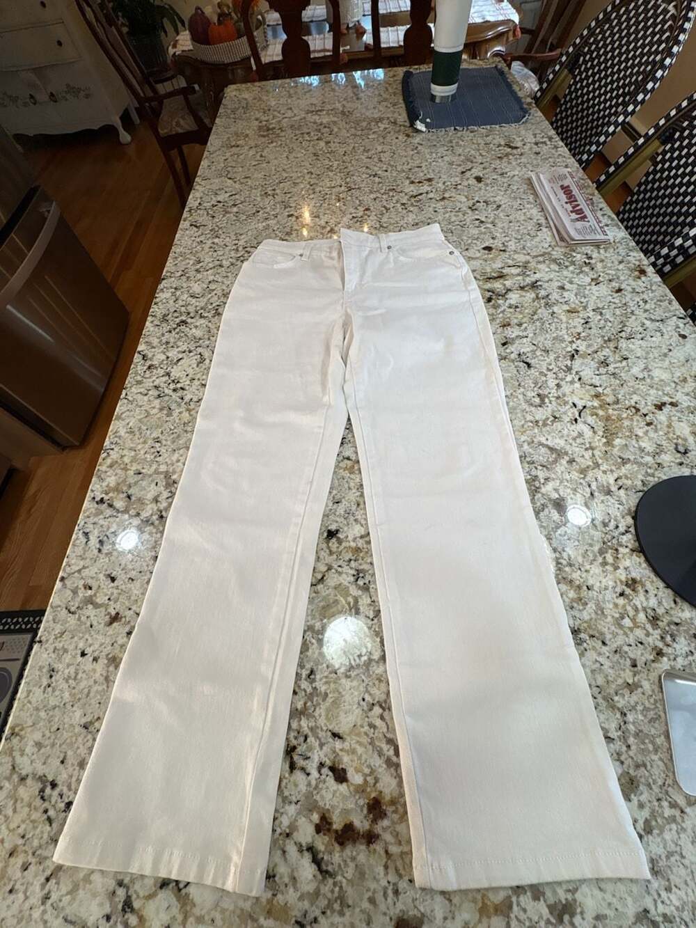 Amanda White Flare Jeans Size 6S
